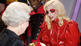 Lady GaGa in Lack bei der Queen