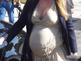 Ali Larter kugelrund und gl&uuml;cklich