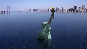 Auch New York würde nach den Berechnungen der Wissenschaftler von der Landkarte verschwinden. Auch New York würde nach den Berechnungen der Wissenschaftler von der Landkarte verschwinden.