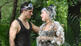 Dschungelcamp 2012: Kim Debkowski und Rocco Stark auf dem "Dschungelfriedhof"