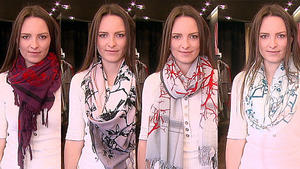 Tolle Tricks: So binden Sie Ihr Tuch!