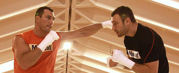 Wladimir & Vitali im Box-Ring