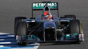 Michael Schumacher, Mercedes, Jerez, Formel 1