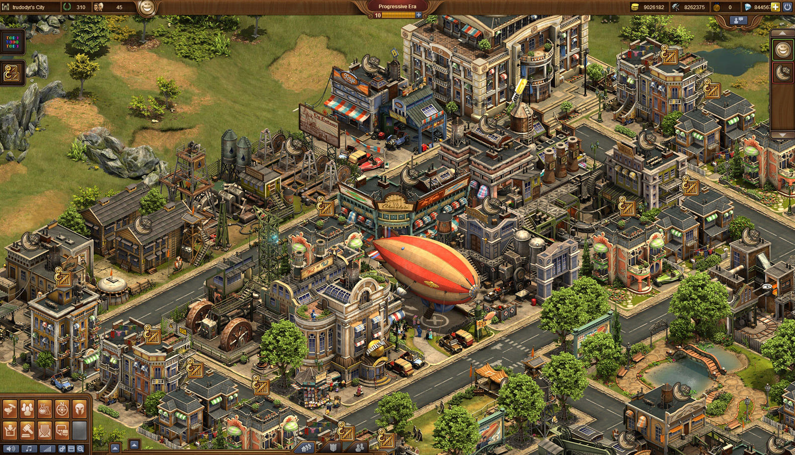 how to build a game like forge of empires