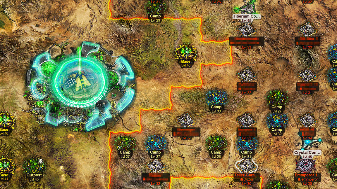 command and conquer tiberium alliances map