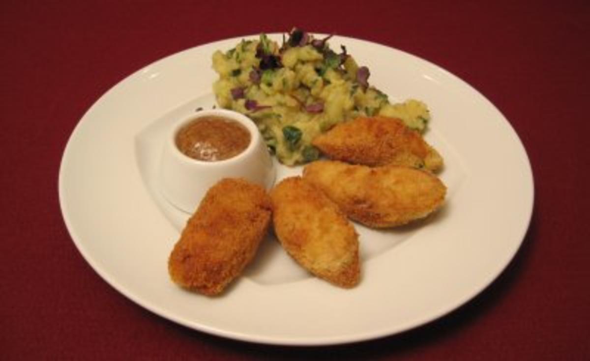 Rezept mit Bild: 23.06. Peter: Weißwurstradeln an Kartoffelsalat mit Wildkräutern