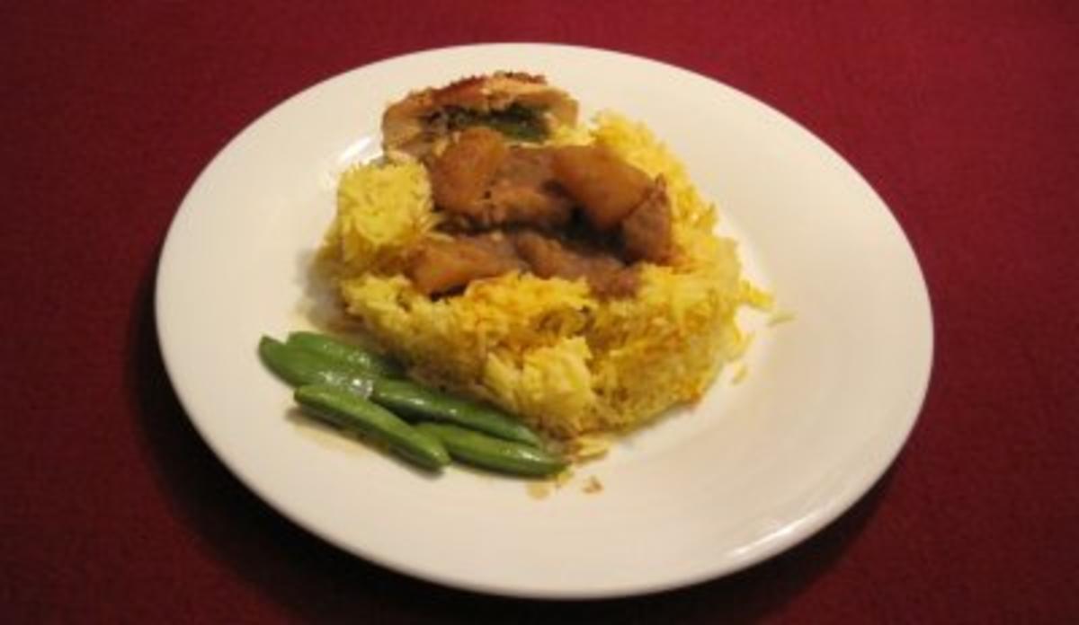 Rezept mit Bild: 25.06. Tom: Naalems Chicken Curry mit Safran-Basmatireis