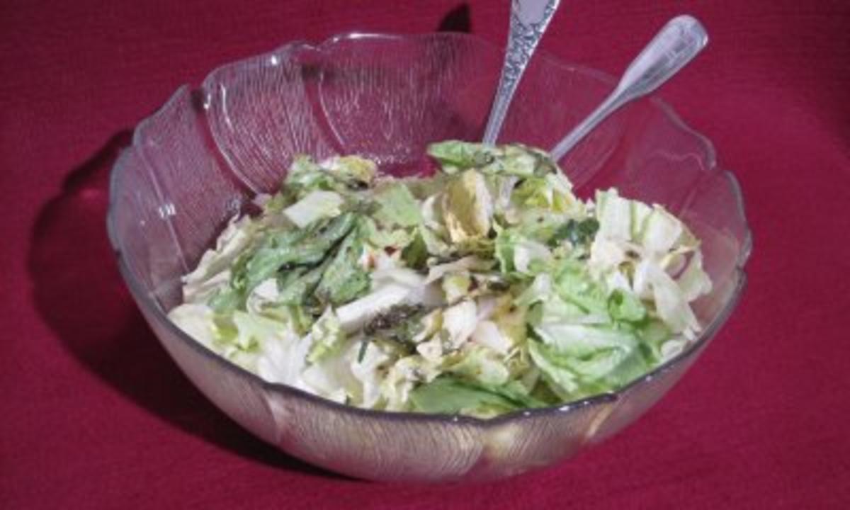 Rezept mit Bild: 13.07. Hanno: Hähnchen in Weißbiersoße an Gemüsereis und Eisbergsalat