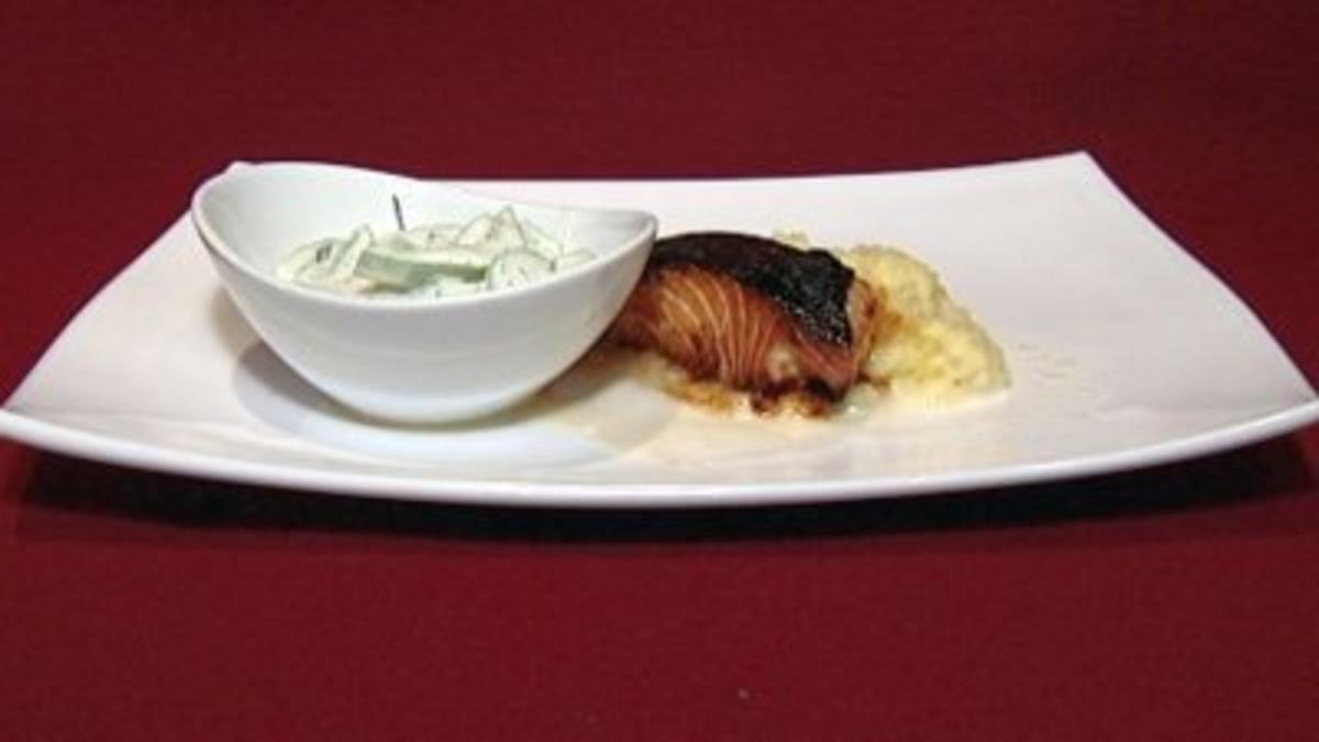 Lachsfilet mit Teriyaki-Soße (Jenny Elvers-Elbertzhagen) Sendung vom 12.02.2012