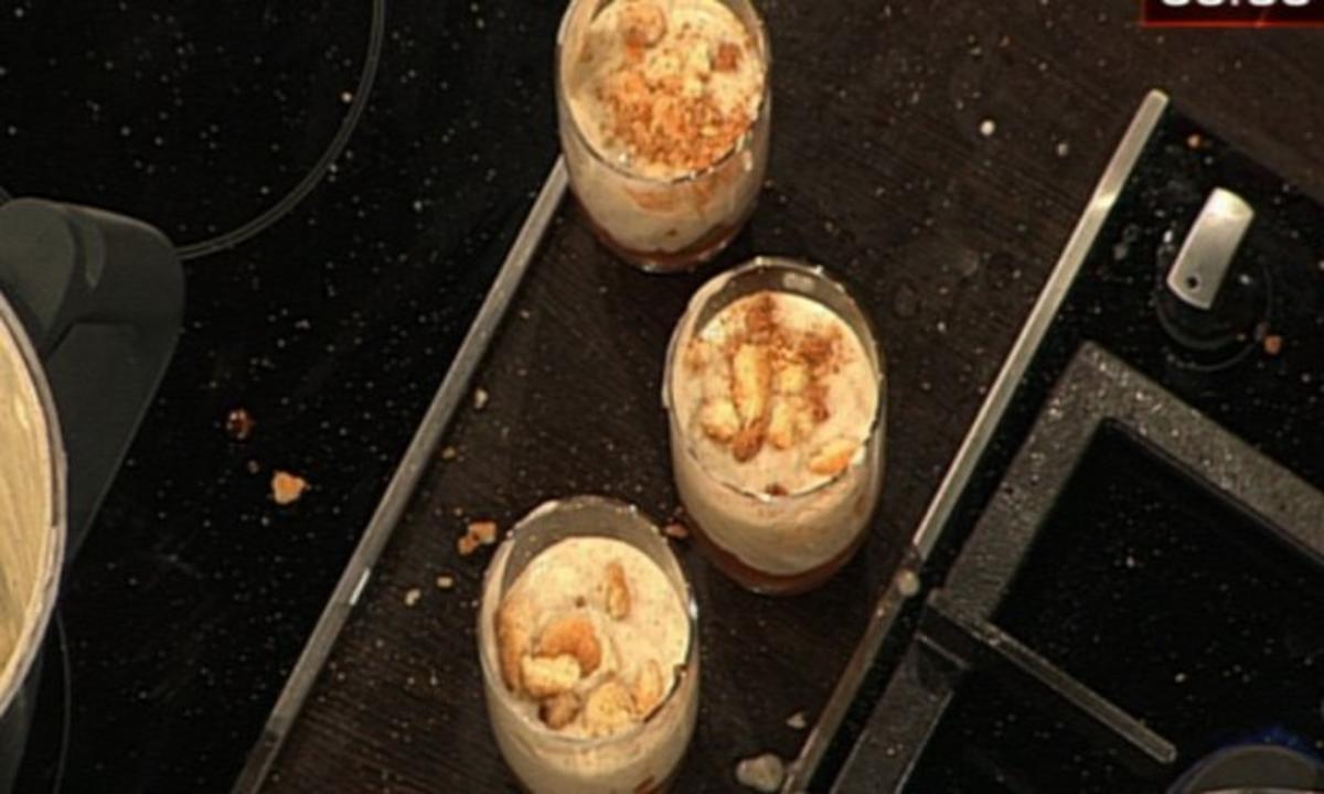 Rezept mit Bild: Rhabarber–Kompott mit Zimtquark 