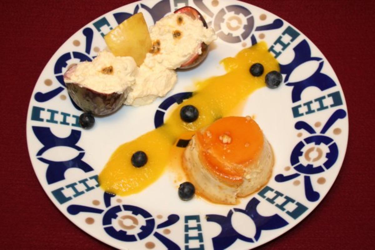 Rezept: Maracujamousse und Pudim de leite