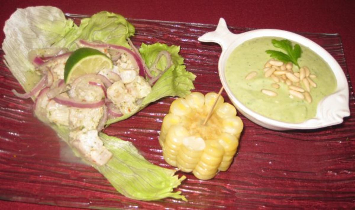 Rezept: Peru encuentra el Mediterraneo - Ceviche und Gazpacho