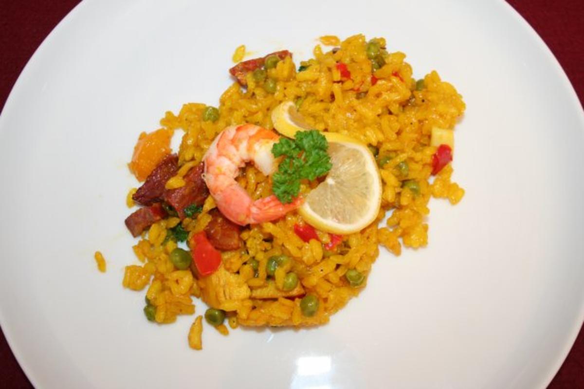Rezept mit Bild: 02.03. Silvia: Paella